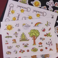 Печать наклеек на самоклеящейся бумаге