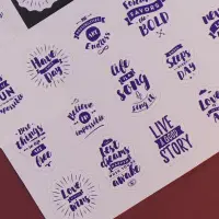 Самоклеящиеся этикетки в листах