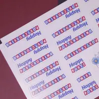 Самоклеящиеся этикетки в листах