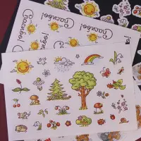 Печать наклеек на самоклеящейся бумаге